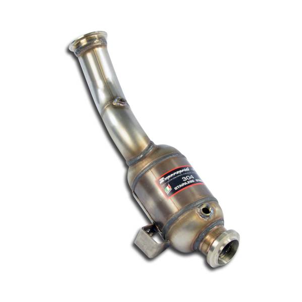 Supersprint Downpipe Rechts + Sport Metallkatalysator passend für MERCEDES S205 C 400 4-Matic (M276