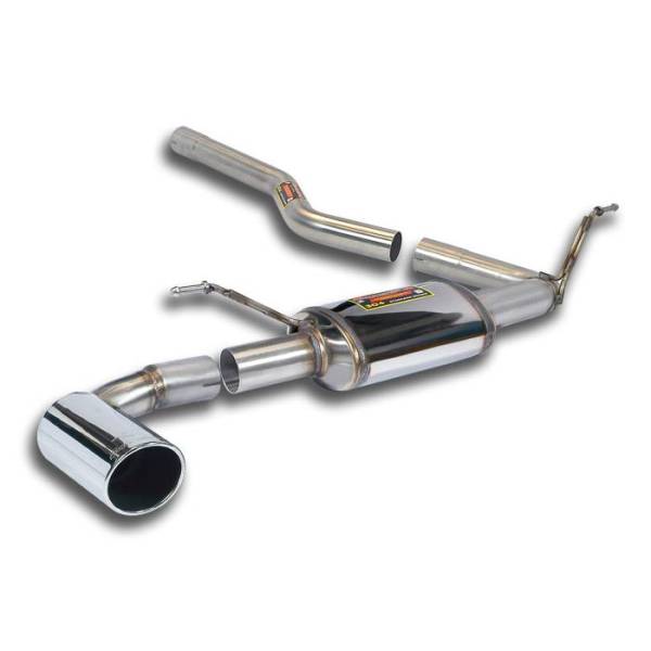 Supersprint Verbindungsrohr + Endschalldämpfer O90 passend für BMW F20 / F21 114d (Motor N47N - 95 P