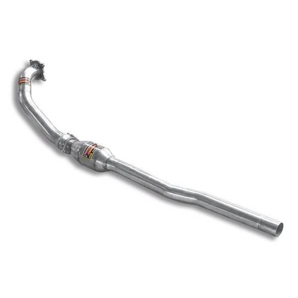 Supersprint Turbo downpipe + Sport Metallkatalysator 200 CPSI passend für VW GOLF VI R 2.0 TFSI (270