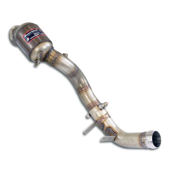 Supersprint Downpipe Rechts + Sport Metall Pre-KatalysatorErsetzt den Sekundär-Kat (-Sekundärkat-Ent