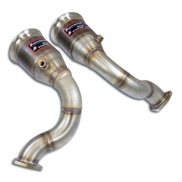 Supersprint Downpipe Rechts - Links mit Metalkatalysator(Left / Right Hand Drive) passend für PORSCH