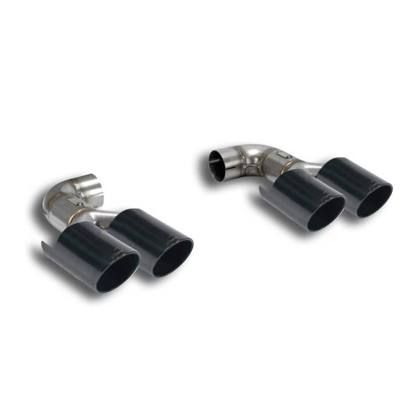 Supersprint Endrohrsatz Rechts OO 90 +Links OO 90 Gun Metal Grey passend für BMW F85 X5 M V8 Bi-Turb