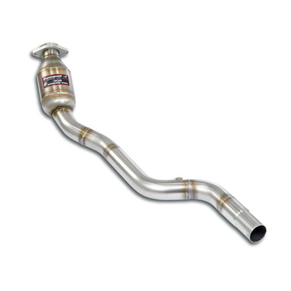 Supersprint Downpipe Links + Sport Metallkatalysator passend für JAGUAR F-Type P380 Coupe / Converti