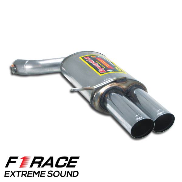 Supersprint Endschalldämpfer Rechts F1 Race OO80 passend für BMW E64 Cabrio M6 5.0i V10 05 ->