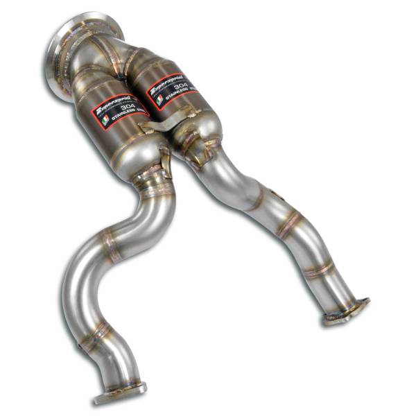 Supersprint Rohrsatz ab Turbolader + Sport Metallkatalysator passend für AUDI A7 C8 QUATTRO 55 TFSI