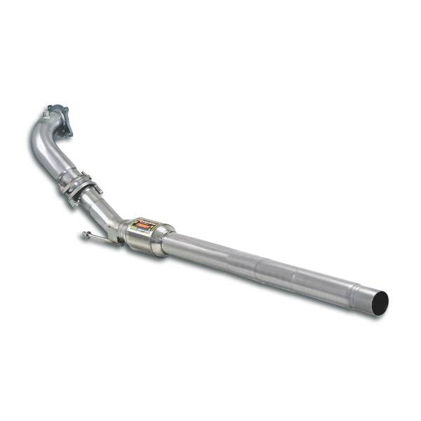 Supersprint Rohrsatz ab Turbolader + Sport Metallkatalysator 100CPSI Ø130mm passend für AUDI A3 8P 1