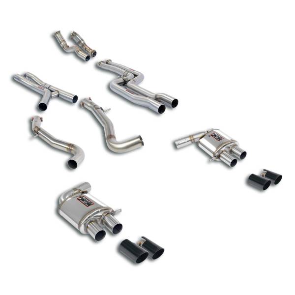 Supersprint Twin Pipe Race Package passend für BMW F87 M2 Competition (410 PS) 2018 -> (Racing)