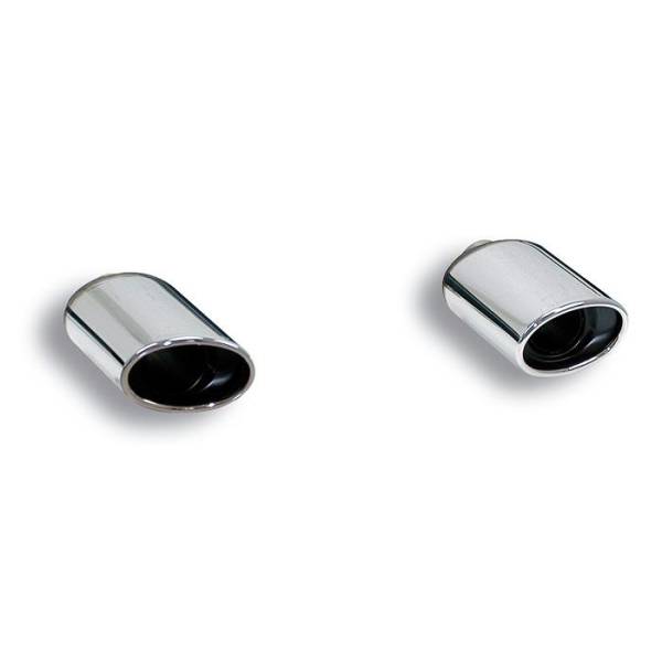Supersprint Endrohrsatz Rechts - Links 120x80 passend für AUDI TT Mk3 Facelift Coupe/Roadster 45 TFS