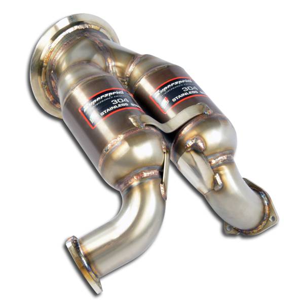 Supersprint Downpipe mit Metalkatalysator Rechts - Links(Left / Right Hand Drive) passend für PORSCH