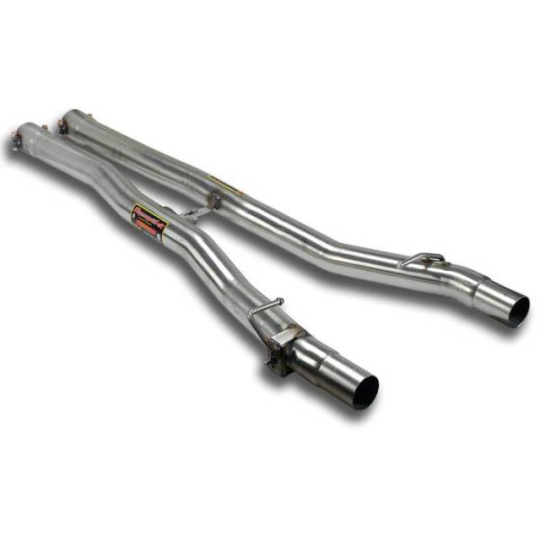 Supersprint Mittelrohr kit Rechts - Links passend für BMW F12 / F13 640d xDrive 2012 ->