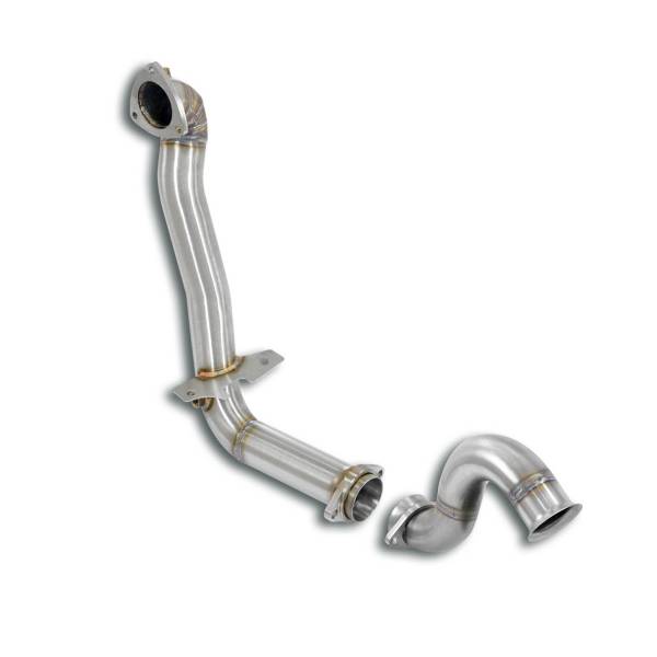 Supersprint Turbo downpipe + Overpipe (für Katalysator Ersatz) passend für PEUGEOT 308 GT 1.6 16v (2
