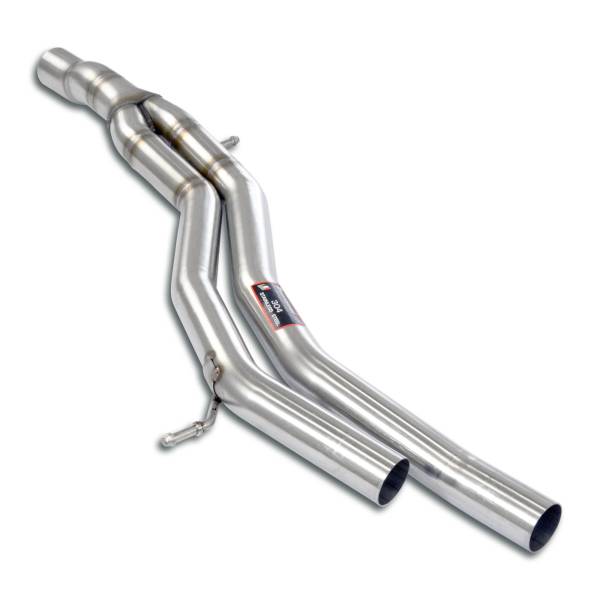 Supersprint Mittelrohr Y-Pipe passend für AUDI Q8 55 TFSI (3.0L V6 Turbo - 340 PS) 2020 -> Single P
