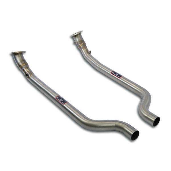 Supersprint Downpipe Rechts + Links (für Katalysator Ersatz) passend für MASERATI GranCabrio MC Cen