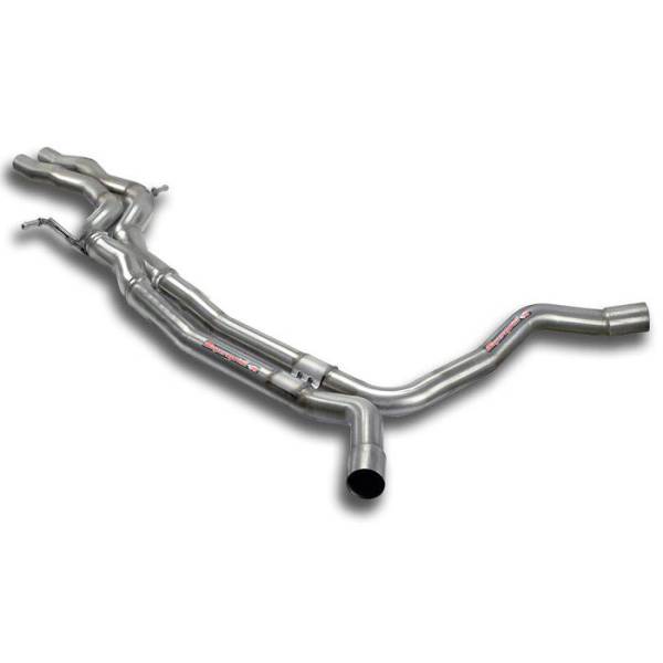 Supersprint Mittelrohr Race X-Pipe(Ersetzt den Serien-MSD) passend für AUDI A8 QUATTRO Facelift 3.0