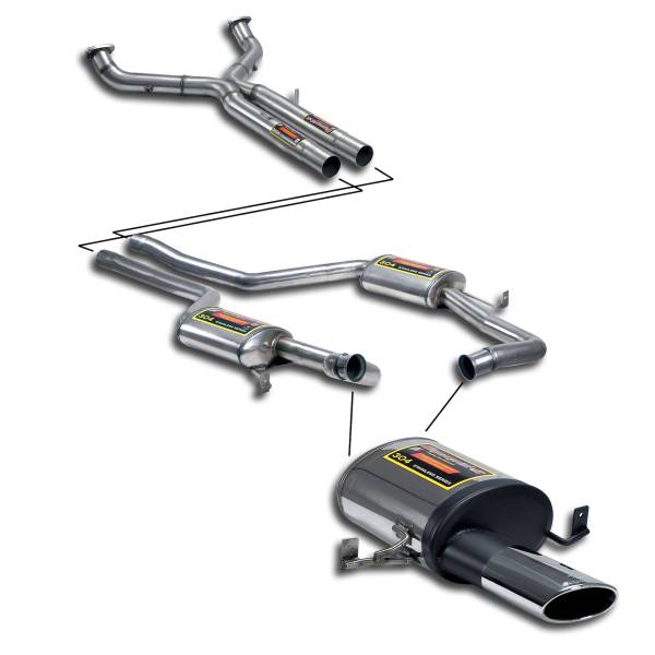 Supersprint Track performance pack passend für PORSCHE 928 GTS (5.4L V8 - 350 PS) 92 -> 95