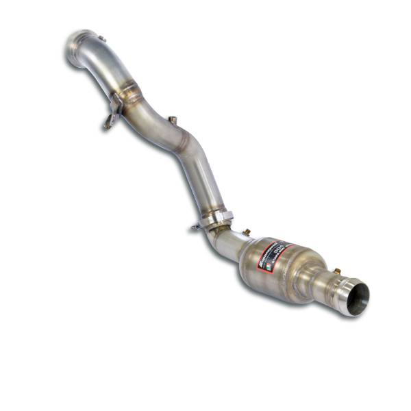 Supersprint Downpipe Rechts + Sport Metallkatalysator(Ersetzen pre-Katalysator) passend für MERCEDE