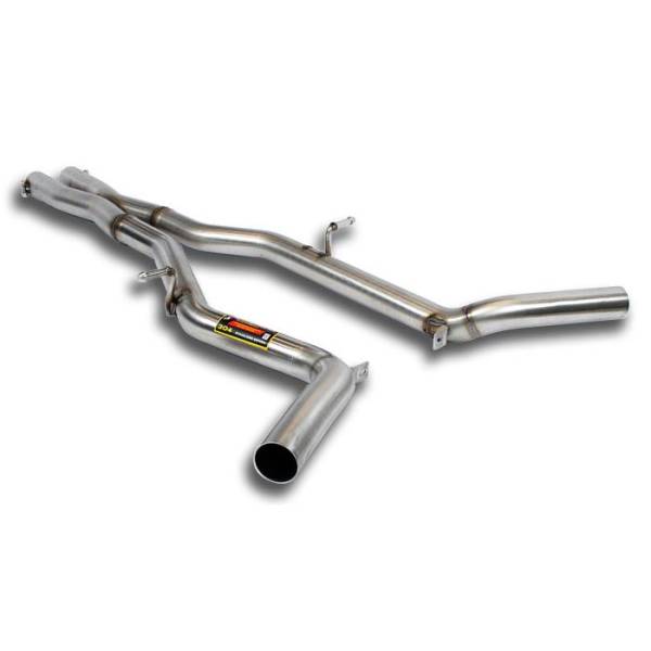 Supersprint Mittelrohr X-Pipe passend für MERCEDES X218 CLS 400 4-Matic V6 Shooting Brake (M276 3.5L