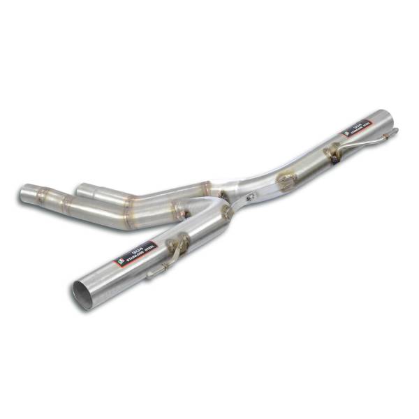 Supersprint Rohr hinten Y-Pipe(Für Endschalldämpfer Ersatz) passend für AUDI SQ7 Quattro 4.0 TDI V8