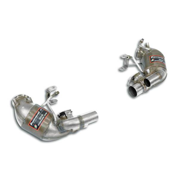 Supersprint Sport Metallkatalysator Rechts - Links 100 CPSI mit Klappe passend für PORSCHE 992 GT3 T
