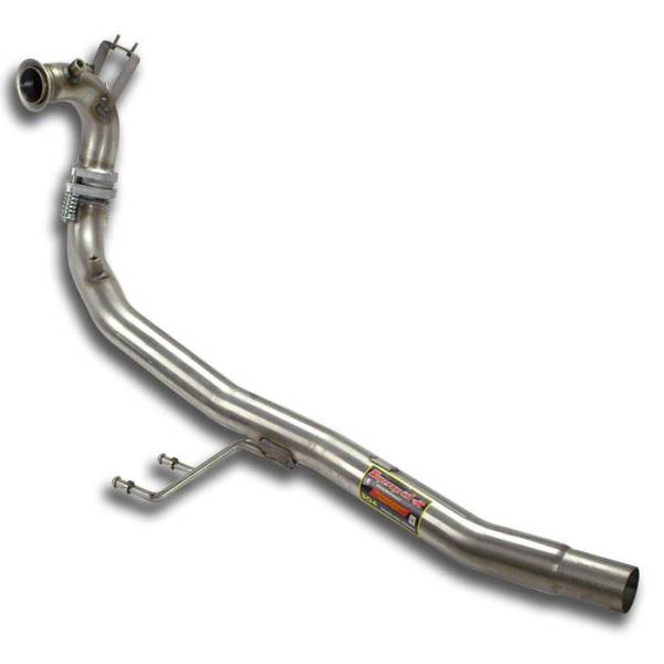 Supersprint Turbo downpipe kit (für Partikel Filter Ersatz)Mit Anschluss für Druck Sensoren passend