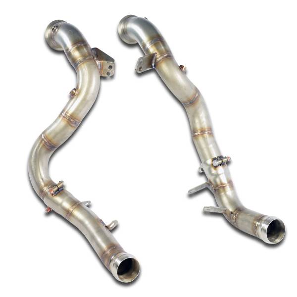 Supersprint Downpipe Rechts + LinksErsetzt den Primär- und Sekundär-Kat (-Kat-Entfall + GPF) passen