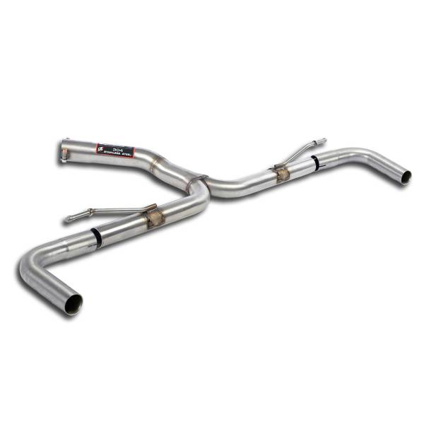 Supersprint Rohr hintenY-Pipe Rechts - Links(Nachschalldämpfer-Entfall) passend für VW GOLF VII GTD