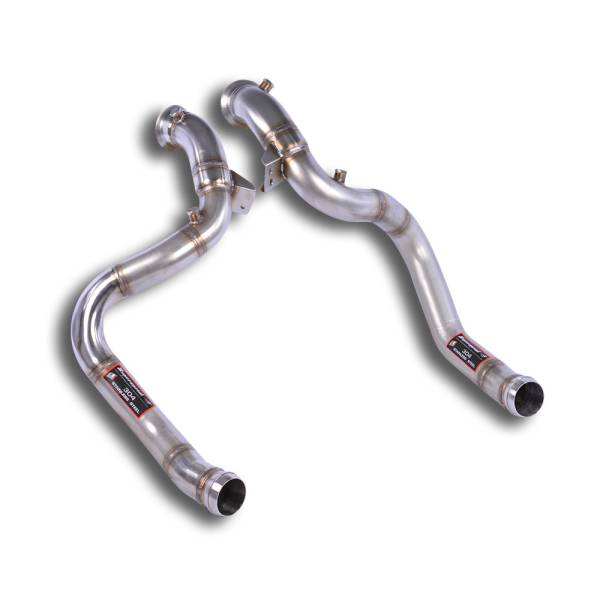 Supersprint Downpipe Rechts + Links(Ersetzt den Primär- und Sekundär-Kat + GPF) passend für MERCEDES