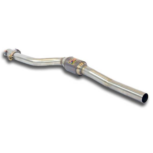 Supersprint Vorderrohr Links mit Sport Metallkatalysator 100 CPSI passend für MERCEDES S210 E 240 V6