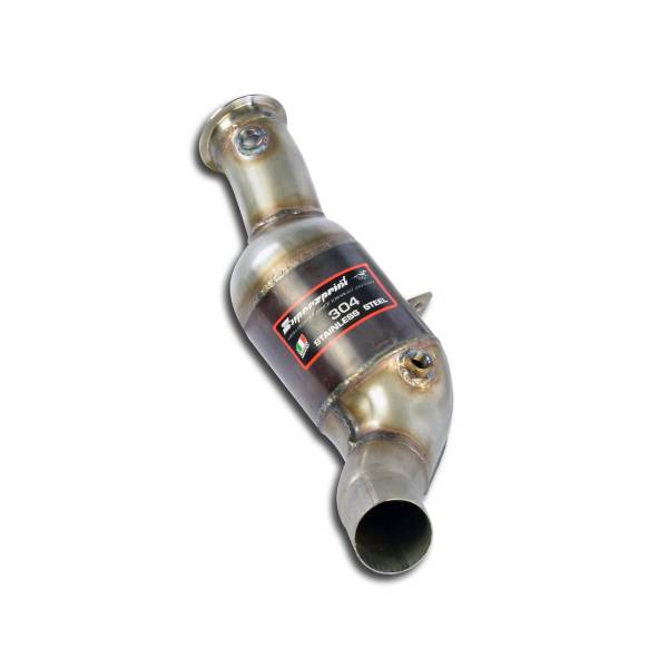 Supersprint Downpipe Links + Sport Metallkatalysator 200CPSI passend für ALFA ROMEO GIULIA QUADRIFOG