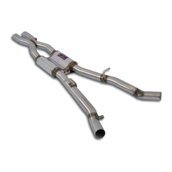 Supersprint Mittelschalldämpfer “X-Pipe”NOx probe passend für BMW E63 / E64 650i V8 (N62) 08 ->