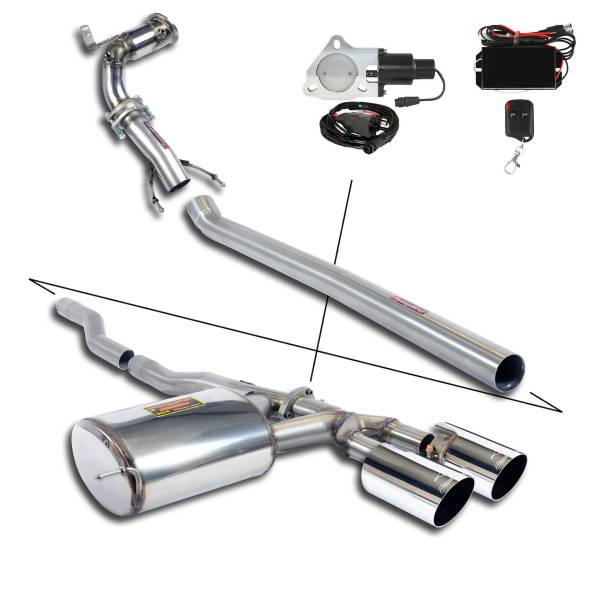 Supersprint Track performance pack mit Klappe passend für MINI F55 Cooper S (5 door) 2.0T (Motor B4
