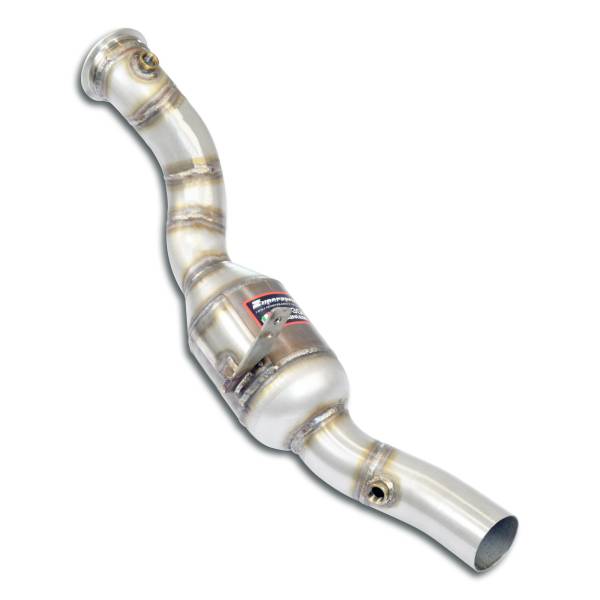 Supersprint Downpipe Rechts + Sport Metallkatalysator passend für MASERATI Ghibli Trofeo 3.8L V8 Tw