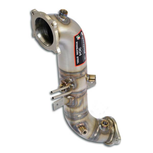 Supersprint Downpipe(Für Katalysator Ersatz) passend für ALFA ROMEO STELVIO 2.0i Turbo Q4 (200 PS -