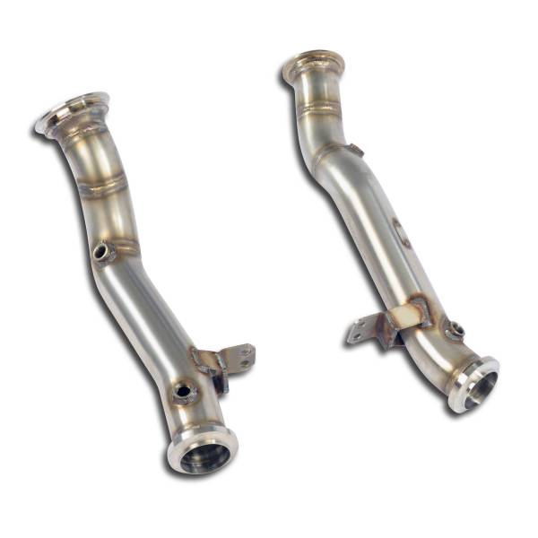 Supersprint Downpipe Rechts + Links(Für Katalysator Ersatz) passend für MERCEDES C205 C 400 4-Matic