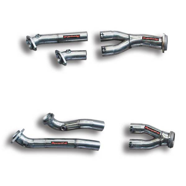 Supersprint Verbindungsrohrsatz “Y-Pipe” Rechts - Links passend für VW TOUAREG 6.0i W12 05 -> 09