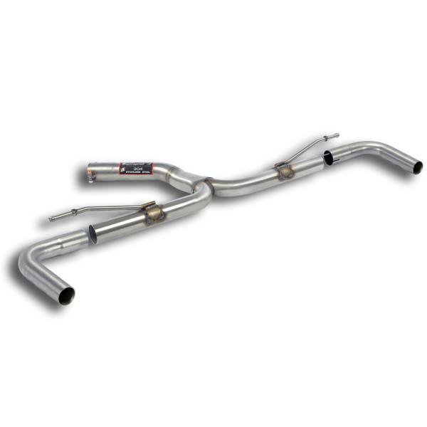 Supersprint Rohr hintenY-Pipe Rechts - Links(Nachschalldämpfer-Entfall) passend für VW GOLF VII GTD