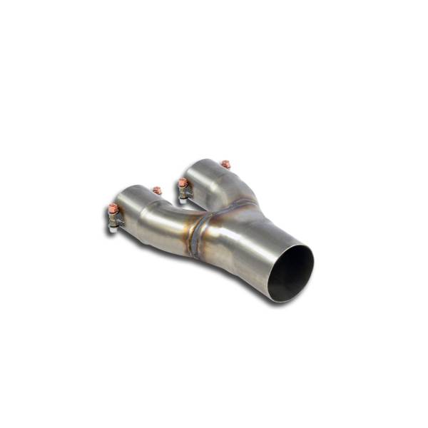 Supersprint Mittelrohrsatz Y-Pipe (2->1) passend für MERCEDES A238 E 400 Cabrio 4-Matic (M276 - 3.0i