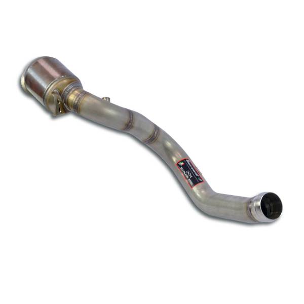 Supersprint Downpipe Rechts + Hauptkatalysator 200CPSIErsetzt den Sekundär-Kat (-Sekundärkat-Entfall