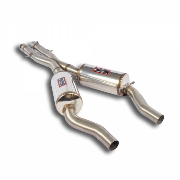 Supersprint Mittelschalldämpfer X-Pipe passend für AUDI A8 QUATTRO (Long Wheelbase Model) 6.0i W12