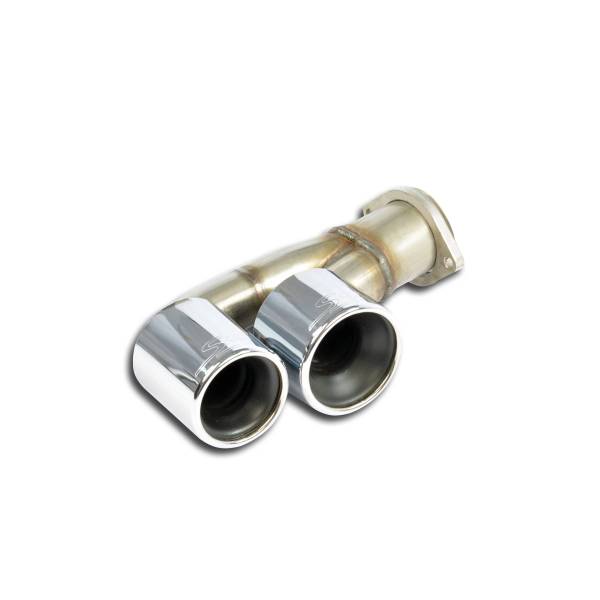 Supersprint Endrohr kit Links OO100-90 passend für PORSCHE 997 Turbo S (3.8 - 530 PS) 2010 ->