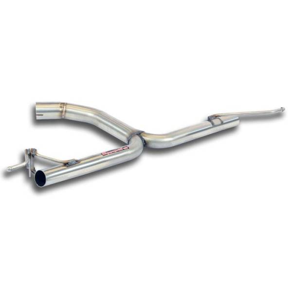 Supersprint Rohr hintenY-Pipe Rechts - Links(Nachschalldämpfer-Entfall) passend für VW GOLF VI 2.0 G