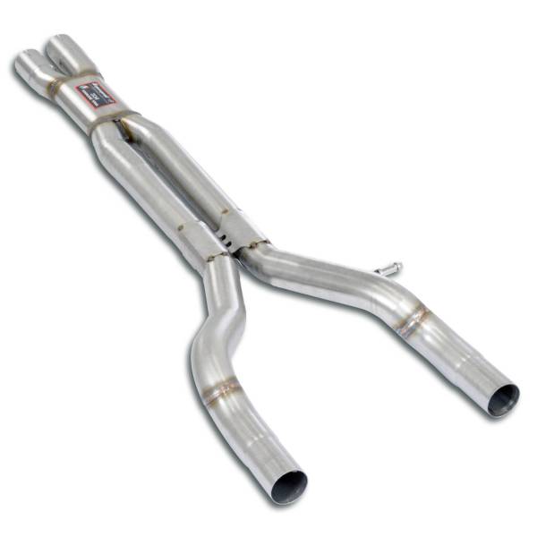 Supersprint Mittelrohr Rechts + Links H-Pipe passend für JAGUAR F-Type P380 Coupe / Convertible (3.0