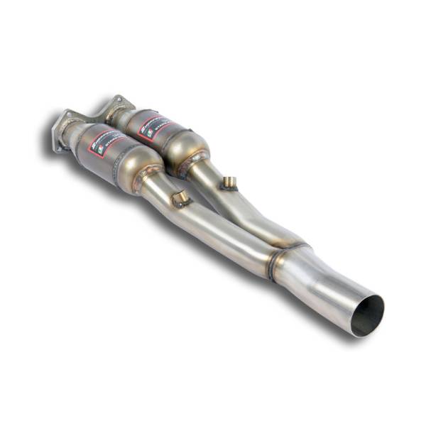 Supersprint Vorderrohr “Y-Pipe” mit Rechts + Links Sport Metallkatalysator passend für AUDI TT Mk1 Q