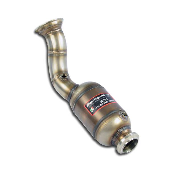 Supersprint Downpipe Links + Sport Metallkatalysator passend für MERCEDES A238 E 400 Cabrio 4-Matic