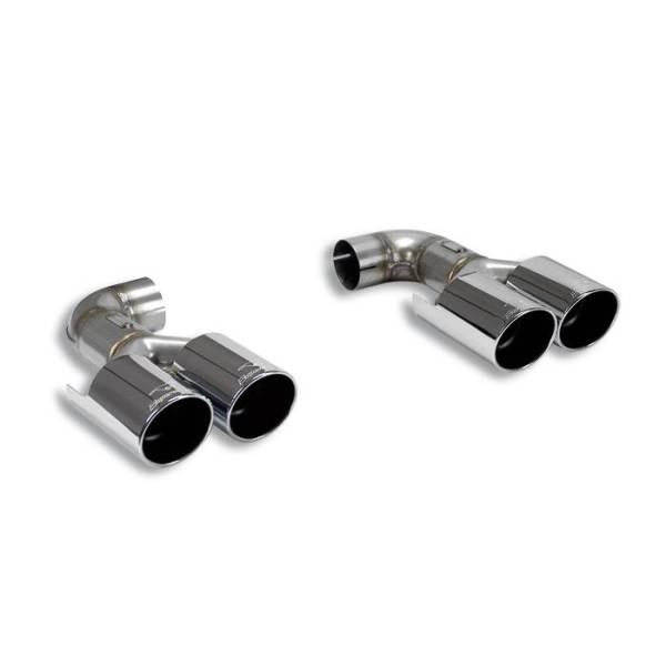 Supersprint Endrohrsatz Rechts OO 90 +Links OO 90 passend für BMW E70 X5 M V8 Bi-Turbo (555 PS) 2010