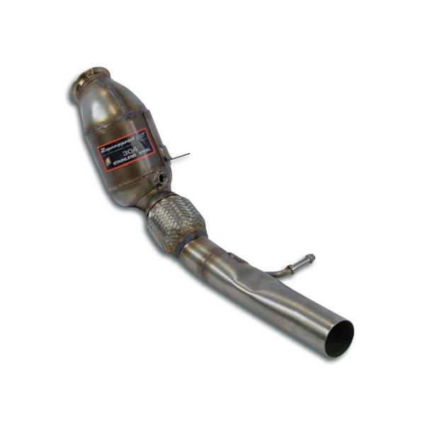 Supersprint Downpipe Links + Sport Metallkatalysator 200CPSI passend für ALFA ROMEO STELVIO QUADRIFO