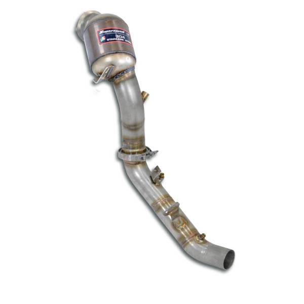 Supersprint Downpipe Rechts + Sport Metall Pre-KatalysatorErsetzt den Sekundär-Kat (-Sekundärkat-Ent