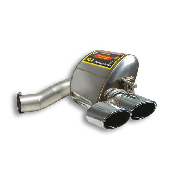 Supersprint Endschalldämpfer Rechts OO 120x80 passend für MERCEDES R230 SL 350 V6 (M272 - 3.5L) 08 -