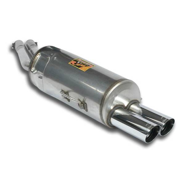 Supersprint Endschalldämpfer OO76 passend für BMW E34 520i 24v Limousine/Touring (M50 - 6 Zyl.) 89 -