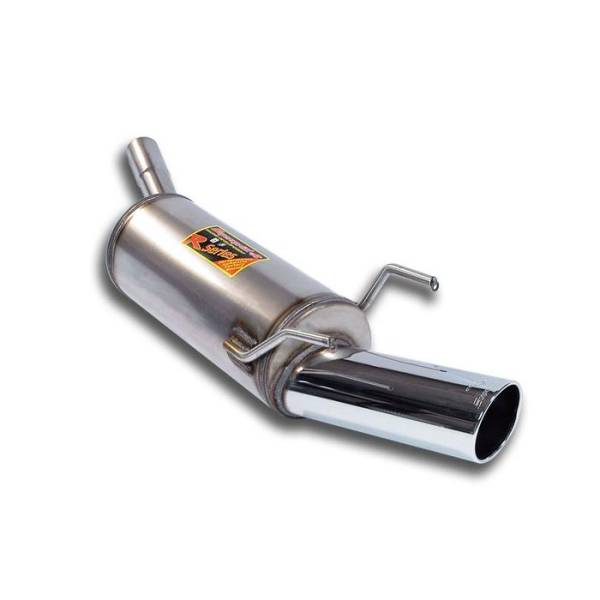 Supersprint Endschalldämpfer 90x85 Edelstahl AISI 409 passend für OPEL CORSA B 1.4i Sport 16V